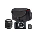 Appareil photo reflex canon eos 2000d + ef - s 18 - 55 is ii + etui + sd16go