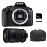 Canon eos 2000d + tamron 18 - 400 vc garanti 3 ans + sac + carte sd 4go