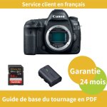 Canon eos 5d mark iv cam�ra + canon batterie lp - e6nh officielle + sandisk 64 go extreme pro carte sdxc ...