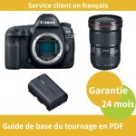 Canon eos 5d mark iv cam�ra + canon objectif ef 16 - 35mm f / 2. 8 l iii usm + canon batterie lp - e6nh ...