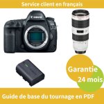 Canon eos 5d mark iv cam�ra + canon objectif ef 70 - 200mm f / 2. 8 l is iii usm + canon batterie lp ...