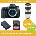 Canon eos 5d mark iv caméra + canon objectif ef 70 - 200mm f / 2. 8 l is iii usm + canon batterie lp ... Canon eos 5d mark iv caméra + canon objectif ef 70 - 200mm f / 2. 8 l is iii usm + canon batterie lp ...