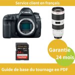 Canon eos 5d mark iv caméra + canon objectif ef 70 - 200mm f / 2. 8 l is iii usm + sandisk 64 go extreme ... Canon eos 5d mark iv caméra + canon objectif ef 70 - 200mm f / 2. 8 l is iii usm + sandisk 64 go extreme ...