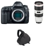Canon eos 5d mark iv + ef 70 - 200mm f / 2. 8l is iii usm + sac garantie 2 ans Canon eos 5d mark iv + ef 70 - 200mm f / 2. 8l is iii usm + sac garantie 2 ans