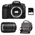 Canon eos 90d + 18 - 135 is usm garanti 3 ans + sac + sd 8go