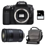 Canon eos 90d + tamron 18 - 400 vc garanti 3 ans + sac + carte sd 8go