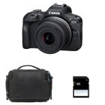 Canon eos r100 + rf - s 18 - 45mm f / 4. 5 - 6. 3 is stm garanti 3 ans + sac + carte sd 8 go