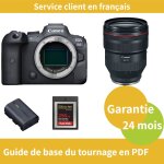 Canon eos r6 camera + canon objectif rf 28 - 70mm f / 2 l usm + canon batterie lp - e6nh officielle + ...