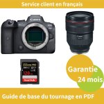 Canon eos r6 camera + canon objectif rf 28 - 70mm f / 2 l usm + sandisk 128 go extreme pro carte sdxc ...