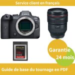 Canon eos r6 camera + canon objectif rf 28 - 70mm f / 2 l usm + sandisk 128gb extreme sd card pro cfexpress ...