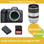 Canon eos r6 camera + canon objectif rf 70 - 200mm f2. 8 l is usm + canon batterie lp - e6nh officielle ...
