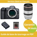 Canon eos r6 camera + canon objectif rf 70 - 200mm f2. 8 l is usm + canon batterie lp - e6nh officielle ...