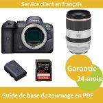 Canon eos r6 camera + canon objectif rf 70 - 200mm f2. 8 l is usm + canon batterie lp - e6nh officielle ...