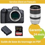 Canon eos r6 camera + canon objectif rf 70 - 200mm f2. 8 l is usm + canon batterie lp - e6nh officielle ...
