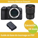 Canon eos r6 mark ii camra + canon objectif rf 15 - 35mm f / 2. 8 l is usm + canon batterie lp - e6nh ...