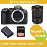 Canon eos r6 mark ii cam�ra + canon objectif rf 15 - 35mm f / 2. 8 l is usm + canon batterie lp - e6nh ...