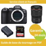 Canon eos r6 mark ii cam�ra + canon objectif rf 15 - 35mm f / 2. 8 l is usm + canon batterie lp - e6nh ...