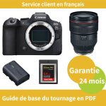 Canon eos r6 mark ii cam�ra + canon objectif rf 28 - 70mm f / 2 l usm + canon batterie lp - e6nh officielle ...