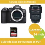 Canon eos r6 mark ii cam�ra + canon objectif rf 28 - 70mm f / 2 l usm + sandisk 128 go extreme pro carte ...