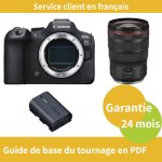 Canon eos r6 mark ii camra + canon objectif rf24 - 70mm f / 2. 8 l is usm + canon batterie lp - e6nh ...