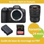 Canon eos r6 mark ii cam�ra + canon objectif rf24 - 70mm f / 2. 8 l is usm + canon batterie lp - e6nh ...
