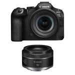 Canon eos r6 mark iii + objectif rf 24 - 105mm f / 4 - 7. 1 is stm + rf 50mm f / 1. 8 stm garanti 3 ans ...
