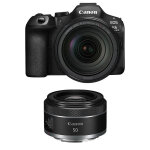 Canon eos r6 mark iii + objectif rf 24 - 105mm f / 4l is usm + rf 50mm f / 1. 8 stm garanti 3 ans