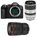 Canon eos r6 mark iii + rf 24 - 70mm f / 2. 8 l is usm + rf 70 - 200mm f / 2. 8 l is usm garanti 3 ans ...