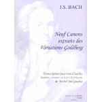 Neuf canons extraits des variations golberg trio d'anches : hautbois, clarinette en la et sib, basson ...