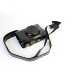 Pour canon powershot sx740 hs sx730 sx720 appareil photo rtro tui en cuir pu sac  bandoulire shoot ...