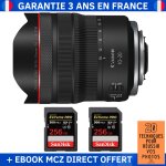 Canon rf 10 - 20mm f / 4 l is stm + 2 sandisk 256gb extreme pro uhs - ii sdxc 300 mb / s + ebook '20 ...