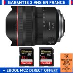 Canon rf 10 - 20mm f / 4 l is stm + 2 sandisk 32gb extreme pro uhs - ii sdxc 300 mb / s + ebook '20 techniques ...