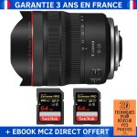 Canon rf 10 - 20mm f / 4 l is stm + 2 sandisk 64gb extreme pro uhs - ii sdxc 300 mb / s + ebook '20 techniques ...