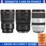 Canon rf 15 - 35 mm f / 2. 8l is usm + canon rf 24 - 70 mm f / 2. 8l is usm + canon rf 70 - 200 mm f ...