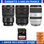 Canon rf 15 - 35mm f / 2, 8l is usm + canon rf 24 - 70mm f / 2, 8l is usm + canon rf 70 - 200mm f / 2, ...