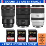 Canon rf 15 - 35mm f / 2, 8l is usm + canon rf 24 - 70mm f / 2, 8l is usm + canon rf 70 - 200mm f / 2, ...