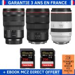 Canon rf 15 - 35mm f / 2, 8l is usm + canon rf 24 - 70mm f / 2, 8l is usm + canon rf 70 - 200mm f / 2, ...