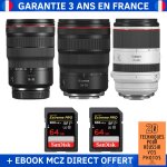 Canon rf 15 - 35mm f / 2, 8l is usm + canon rf 24 - 70mm f / 2, 8l is usm + canon rf 70 - 200mm f / 2, ...