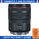 Canon rf 24 - 105 mm f / 4l is usm + ebook '20 techniques pour russir vos photos' - objectif canon rf ...