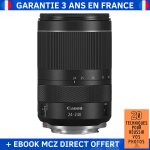 Canon rf 24 - 240mm f4 - 6. 3 is usm + ebook '20 techniques pour r�ussir vos photos' - objectif canon ...