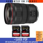 Canon rf 24 - 70 mm f / 2, 8l is usm + 2 sandisk 128gb uhs - ii 300 mb / s + guide pdf '20 techniques ...