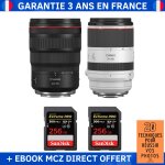Canon rf 24 - 70mm f / 2, 8l is usm + canon rf 70 - 200mm f / 2, 8l is usm + 2 sandisk 256gb extreme ... Canon rf 24 - 70mm f / 2, 8l is usm + canon rf 70 - 200mm f / 2, 8l is usm + 2 sandisk 256gb extreme ...