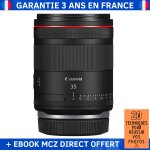 Canon rf 35mm f / 1. 4 l vcm + ebook '20 techniques pour russir vos photos' - objectif canon rf
