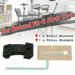 Caoutchouc de pdale et capteur de feuille actionneur pour roland drum hi hat pedal rubber part circuit ...