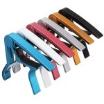 Capo de guitare a d�clenchement a ressort en alliage d'aluminium pour guitares acoustiques electriques, ...