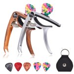 Capodastre pour guitare acoustique et electrique a 6 / 12 cordes, basse, ukulele, mandoline, banjo, avec ... Capodastre pour guitare acoustique et electrique a 6 / 12 cordes, basse, ukulele, mandoline, banjo, avec ...