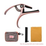 Capodastre de guitare en alliage de zinc, accessoires d'instruments, avec remplacement de gel de silice, ...