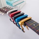 Capodastre de guitare en m�tal, accessoires universels, pi�ces en alliage d'aluminium, acoustique classique, ...