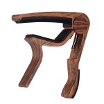 Capodastre en m�tal grain de bois pour guitare folk, accessoire pour instrument de musique, r�glage