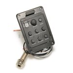 Capteur de guitare acoustique 301 4 bandes, avec accordeur, micro, mlange de prampli, panneau de battage ...